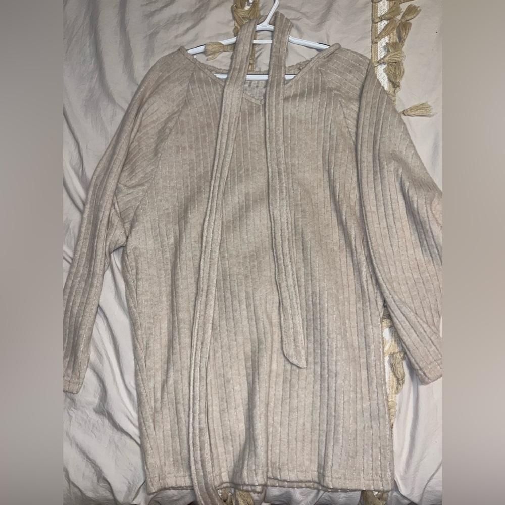 Sweater Dress with belt
